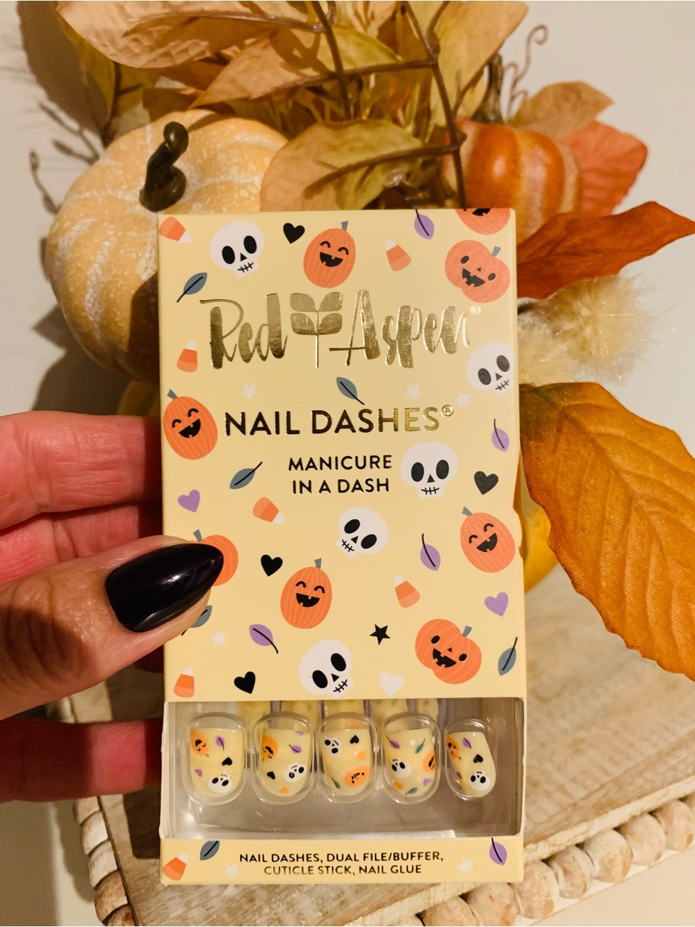 Red Aspen Halloween Nail Dashes